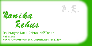 monika rehus business card